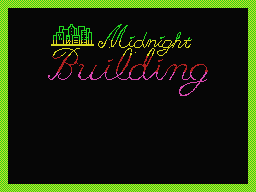 Midnight Building box art for MSX